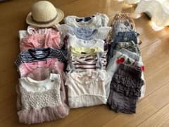女の子　80サイズ　まとめ売り　20着＋帽子のサムネイル