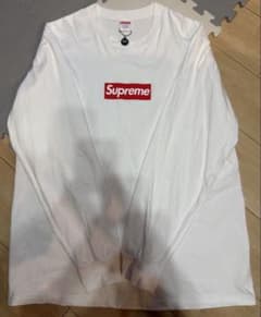 スニダンタグ付❣️】Supreme Box Logo White Lサイズ - メルカリ
