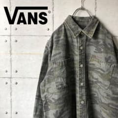 【激レア】 VANS バンズ ワンポイントロゴ ワークシャツ  デニムシャツのサムネイル