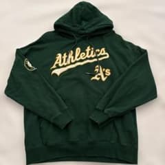 MLB Athletics アスレチックス パーカー フーディー グリーン XLのサムネイル