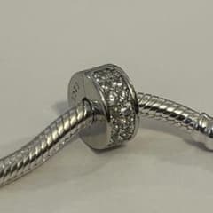Clear Pavé Clip Charm s925 1個　刻印ありのサムネイル