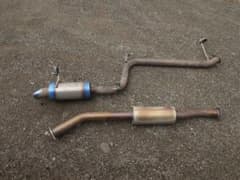 60RS エキゾースト SUS R304 マフラー　CL7 の 60RS エキゾーストデュアル SUS R304 CL7 RACING J'S RACING J'S アコード パーツ