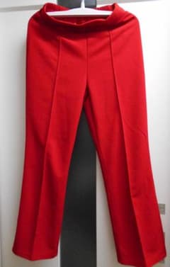赤パンツ/スラックス/ステージ衣装/即購入OKのサムネイル