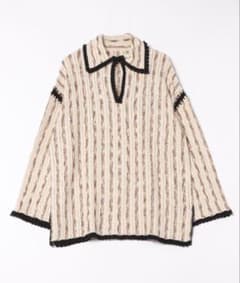 AMERI HAND STITCH STRIPE KNIT TOPのサムネイル
