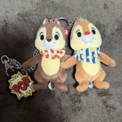 チップ＆デール ぬいぐるみキーホルダー ポップコーンのサムネイル