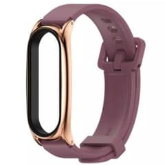 Xiaomi Mi Band 3/4/5/6用 スマートバンド替えベルトパープルのサムネイル