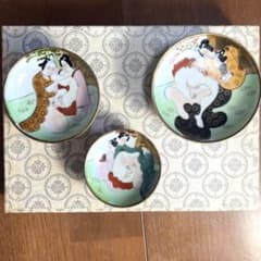 九谷焼 浮世絵風 春画 盃 酒盃 器 3個セット - メルカリ