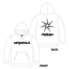 三代目 METROPOLIZ パーカー 白 Ｍサイズのサムネイル