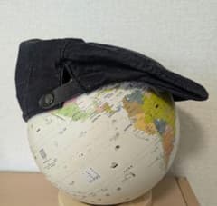 オ*ウ様 デニム素材 ハンチング帽 ネイビーのサムネイル