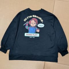 チャッキー　トレーナー　バックプリント