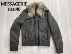 MESSAGERIE メッサジェリエ ライダースジャケット 革ジャン - メルカリ
