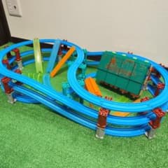 0628B2 3段ループ 洗浄済 プラレール コース レイアウト セット - メルカリ