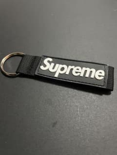 Supreme Webbing Keychain Black キーチェーン 黒のサムネイル