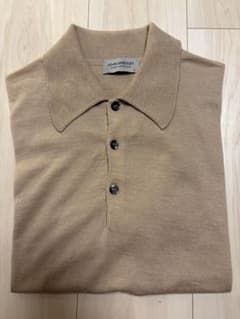 Jonn Smedley 半袖ポロシャツ　ライトトープ　S Jonn Smedley 半袖ポロシャツ ライトトープ S - メルカリ