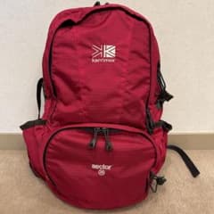 炭酸水様専用【美品】karrimor sector 25 リュック 赤のサムネイル