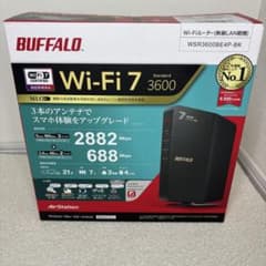 新品】BUFFALO Wi-Fi 7 ルーター WSR3600BE4P-BK - メルカリ