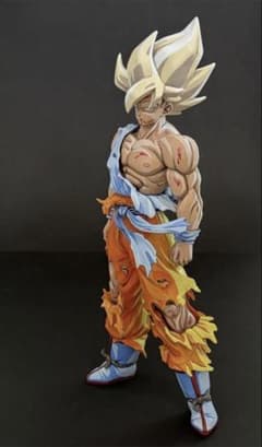 ドラゴンボール 伝説の超サイヤ人 孫悟空 フィギュア リペイント 二