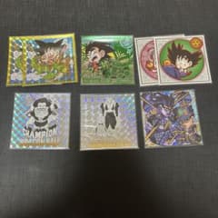 ドラゴンボール ジョジョ シール 7枚セットのサムネイル