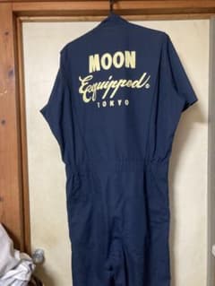 MOON Equipped ネイビーオーバーオール・つなぎのサムネイル