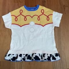 futafuta ジェシー　カウ柄フリルTシャツ 90のサムネイル