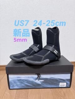 【新品】BILLABONG 5mm サーフブーツ US7 新品】BILLABONG 5mm サーフブーツ US7 - メルカリ
