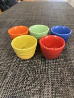 カラフル お猪口 5客セット 陶器のサムネイル
