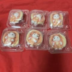 シルバニアファミリー キラキラくじ　ラテネコの赤ちゃん 6点セットのサムネイル