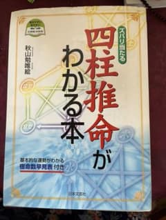 四柱推命がわかる本 ズバリ当るのサムネイル