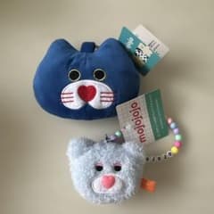 モジョジョ　ニッキー　ぬいぐるみミラー　ビーズチェーン付きフェイスマスコット　2のサムネイル
