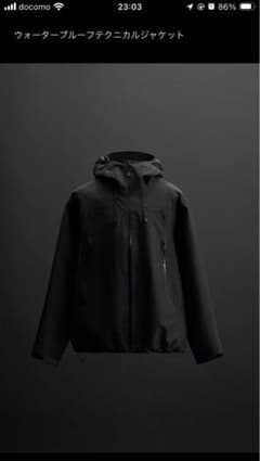 ZARA ウォータープルーフテクニカルジャケットのサムネイル