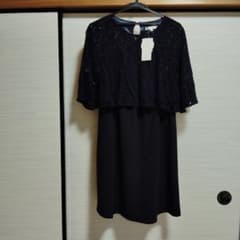 新品美品 LOVEMIC マタニティ授乳 ワンピース 紺 Mのサムネイル