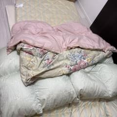 Royal Bleuet 敷ふとん 羽毛掛け布団 マットレス 肌掛け布団4点