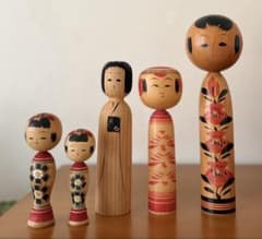 Kokeshi Collection set 5 10–24 cmまとめ こけし - メルカリ