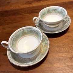 ウェッジウッド コロンビア セージグリーン 2客セット - メルカリ