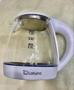 Latuna 電気ケトル 1.0L 耐熱ガラス製のサムネイル