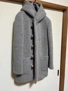 ダッフルコート フード ニット G-STAGE イタリア製 ダウンコート