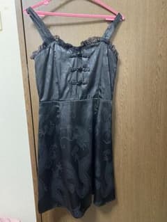 【美品】黒チャイナワンピースのサムネイル