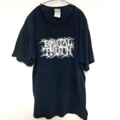 90s Brutal Truth バンドTシャツ L ブルータルトゥルース Brutal Truth ブルータルトゥルース バンドTシャツ Mサイズ 古着