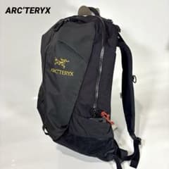 美品 アークテリクス アロー22 リュック ゴールドロゴ ブラック 