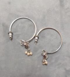 ChristianDior シルバーハートパールフープピアス - メルカリ