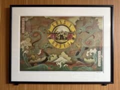GUNS N' ROSES 2017 ジャパンツアー　500枚限定リトグラフ額装のサムネイル