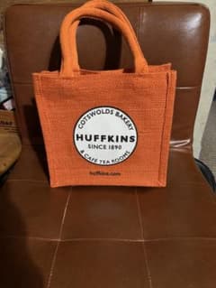 新品HUFFKINS オレンジ ジュートバッグのサムネイル