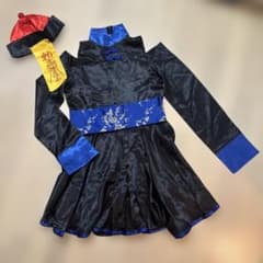 ハロウィン コスプレ キョンシー チャイナ服 仮装 肩出しキョンシー　Mサイズのサムネイル