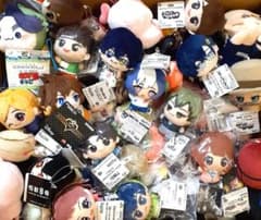 ちびぐるみ&BIGぬいぐるみ&マスコット等アニメグッズまとめ売り希少100点以上