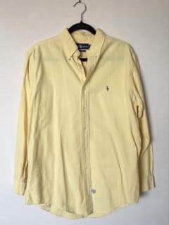 90s Ralph Lauren ラルフローレン長袖シャツ イエローのサムネイル