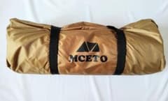 MCETO ティピーテント 4～6人用 ストーブジャック付き ワンポール