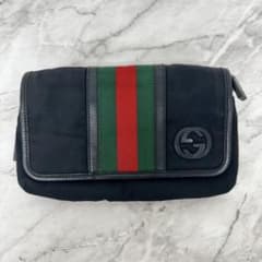 GUCCI グッチ シェリーライン GGマーク ウエストポーチ ボディバッグ