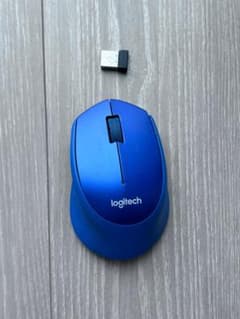 Logicool M331 静音マウス ブルー 本体のサムネイル