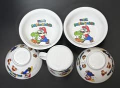 スーパーマリオワールド メラミン樹脂 食器セット - メルカリ