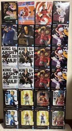 プライズフィギュア 24体セット ドラゴンボール ワンピース NARUTO など